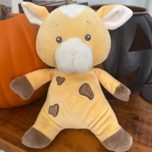 Charming Yellow and Brown Giraffe Plush Toy